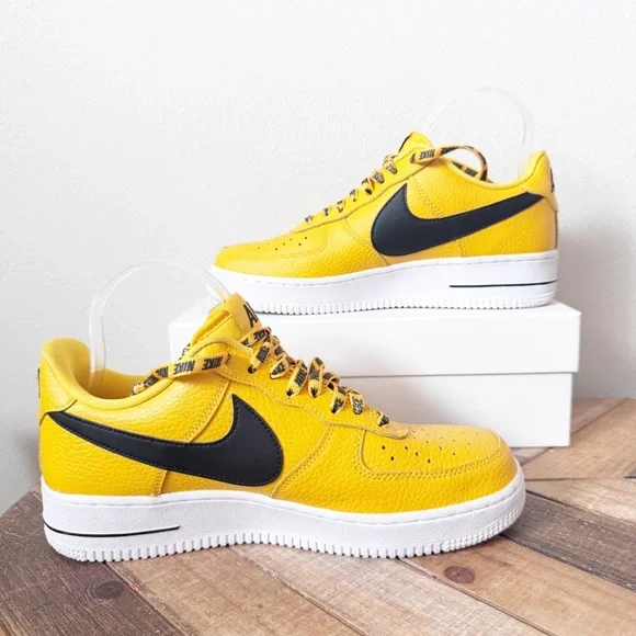 Nike AF1 Statement Game Amarillo Yellow and Black - Picture 2 of 14